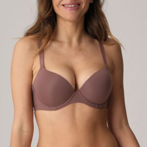 LOUIE SAT satin taupe