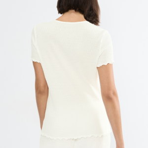 Pointelle Top 00GZ SILK WHITE